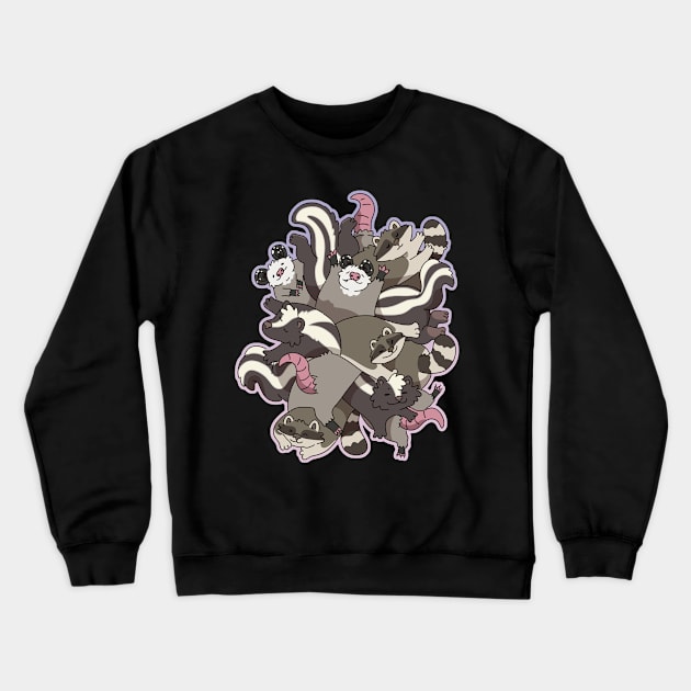 Trash Pile Crewneck Sweatshirt by goccart